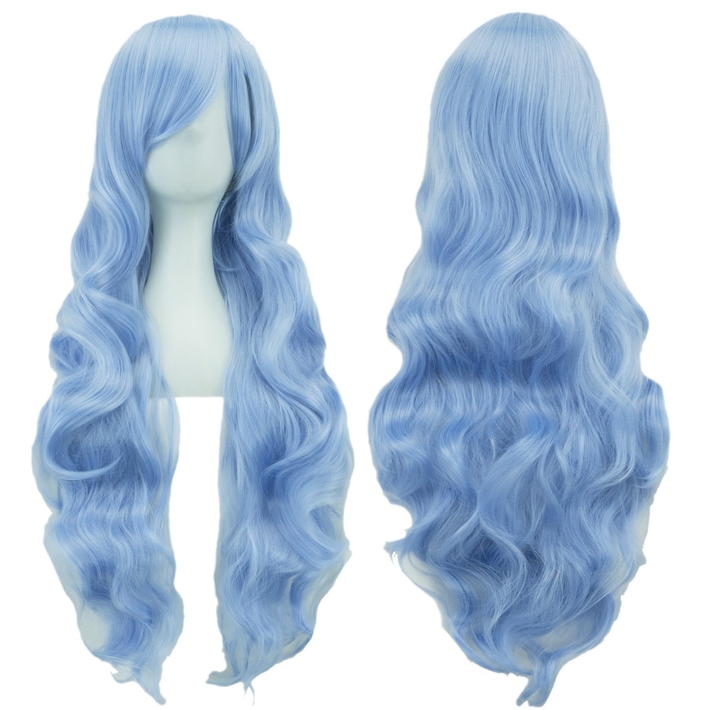 Colorful Cosplay Wig with High-Temperature Fiber, Long Curly Style