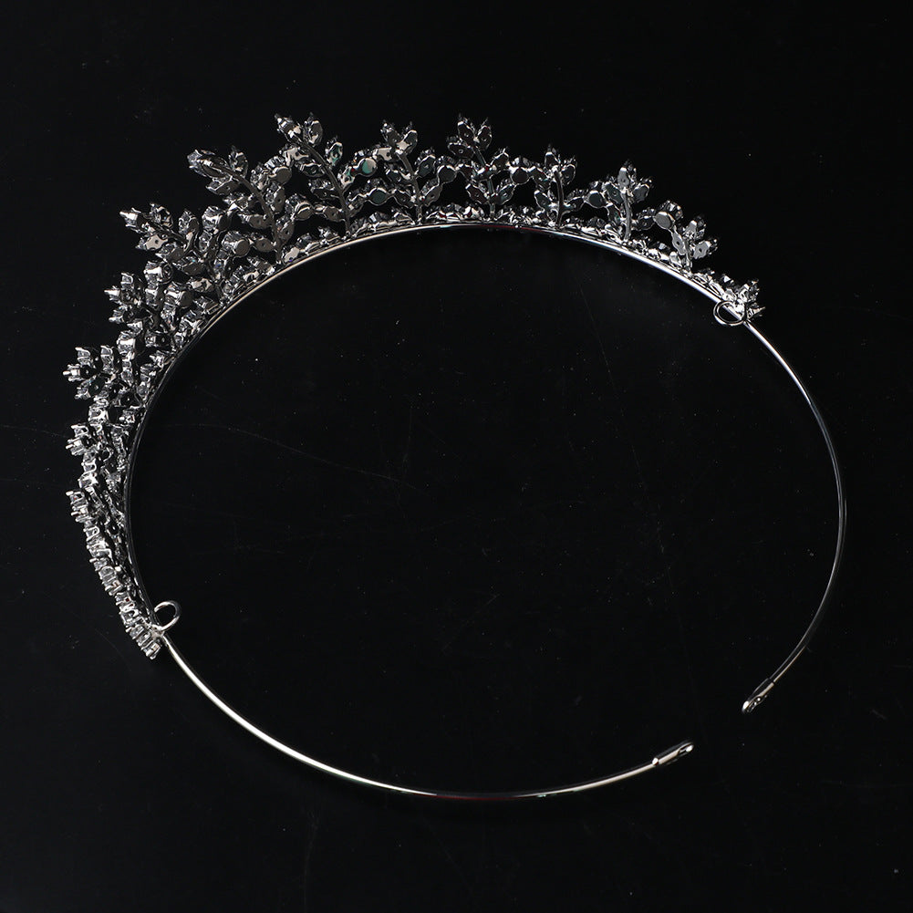 Bride Crown Tiara with AAA Zircon Crystals