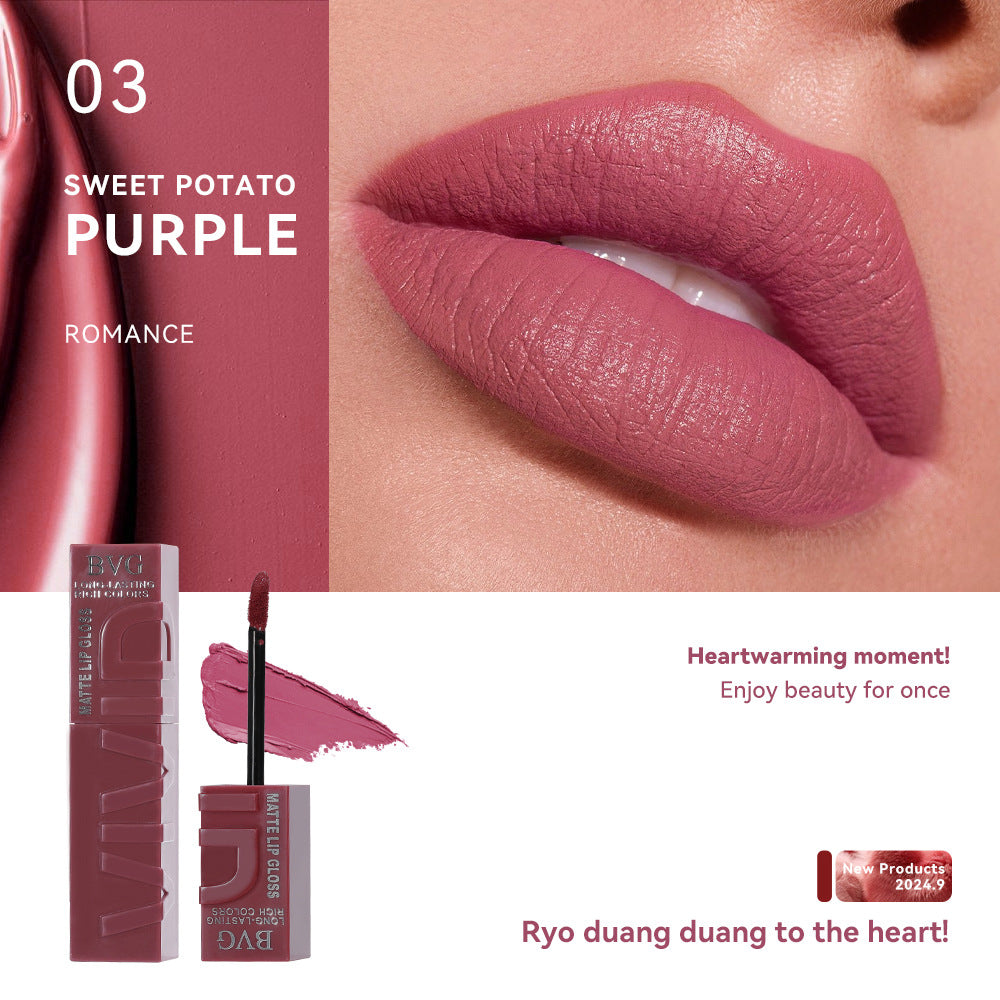 Matte Lip Lacquer Set - Non-Fading Moisturizing Lip Gloss Collection