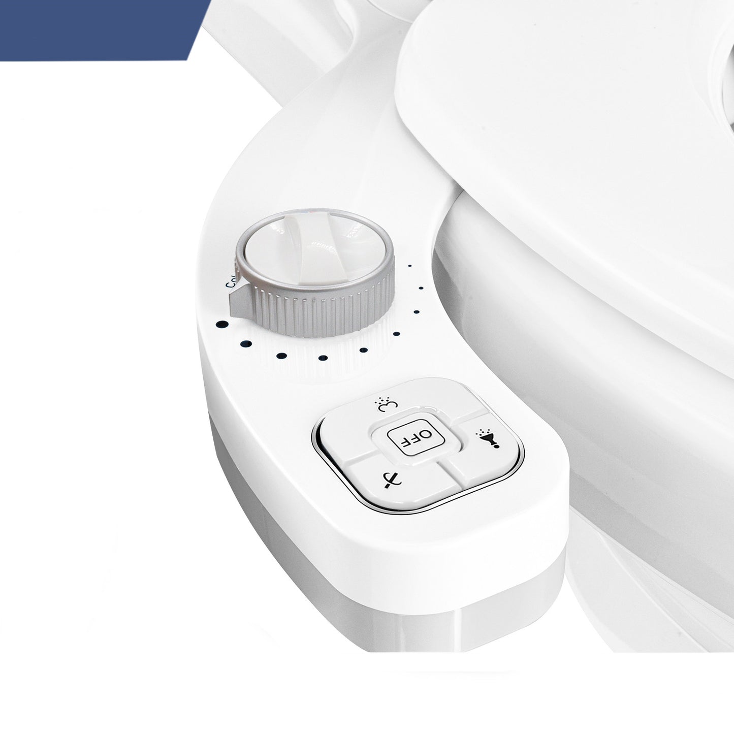 Electric Bidet Buttock Wash Toilet Attachment - Adjustable Water Pressure