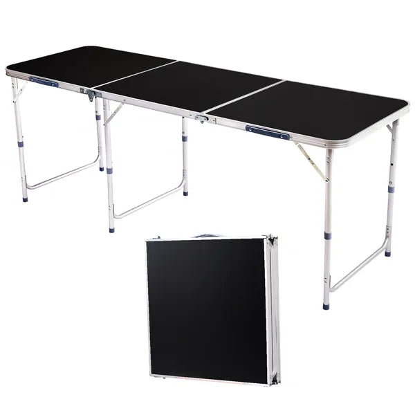 6ft Folding Table - Durable Aluminum Alloy for Camping & Outdoor Use