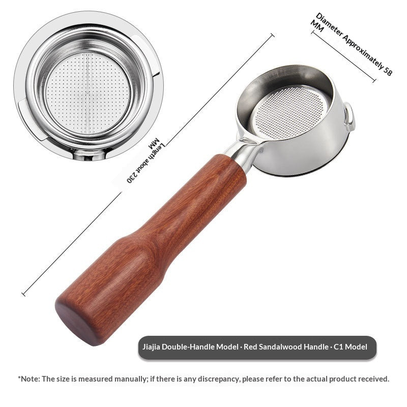 Italian-Style Coffee Machine Portafilter Bottomless Filter for Espresso