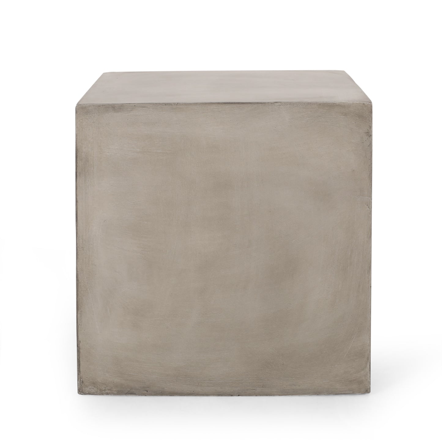 Outdoor MGO Side Table - Light Grey, 22" Cube Design