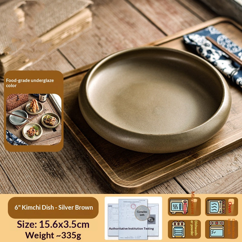 Ceramic Serving Plate for Kimchi and Cold Dishes - Exquisite Dinnerware