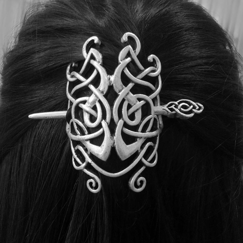 Retro Ethnic Dragon Hairpin for Women