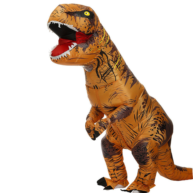 Inflatable Dinosaur Suit for Stage & Party Performance - Adult Yellow