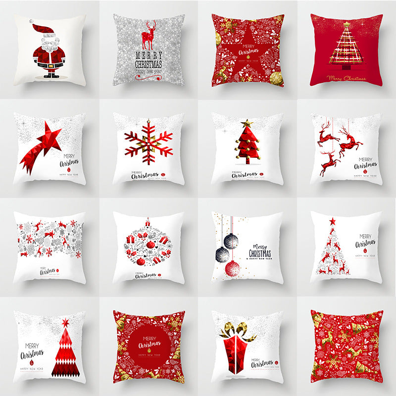 Christmas Pillow Cover - Modern Minimalist Sofa Cushion Case 45x45cm