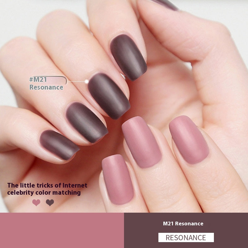 Durable Nail Polish - Waterproof, Quick-Drying, Frosted & Matte Styles