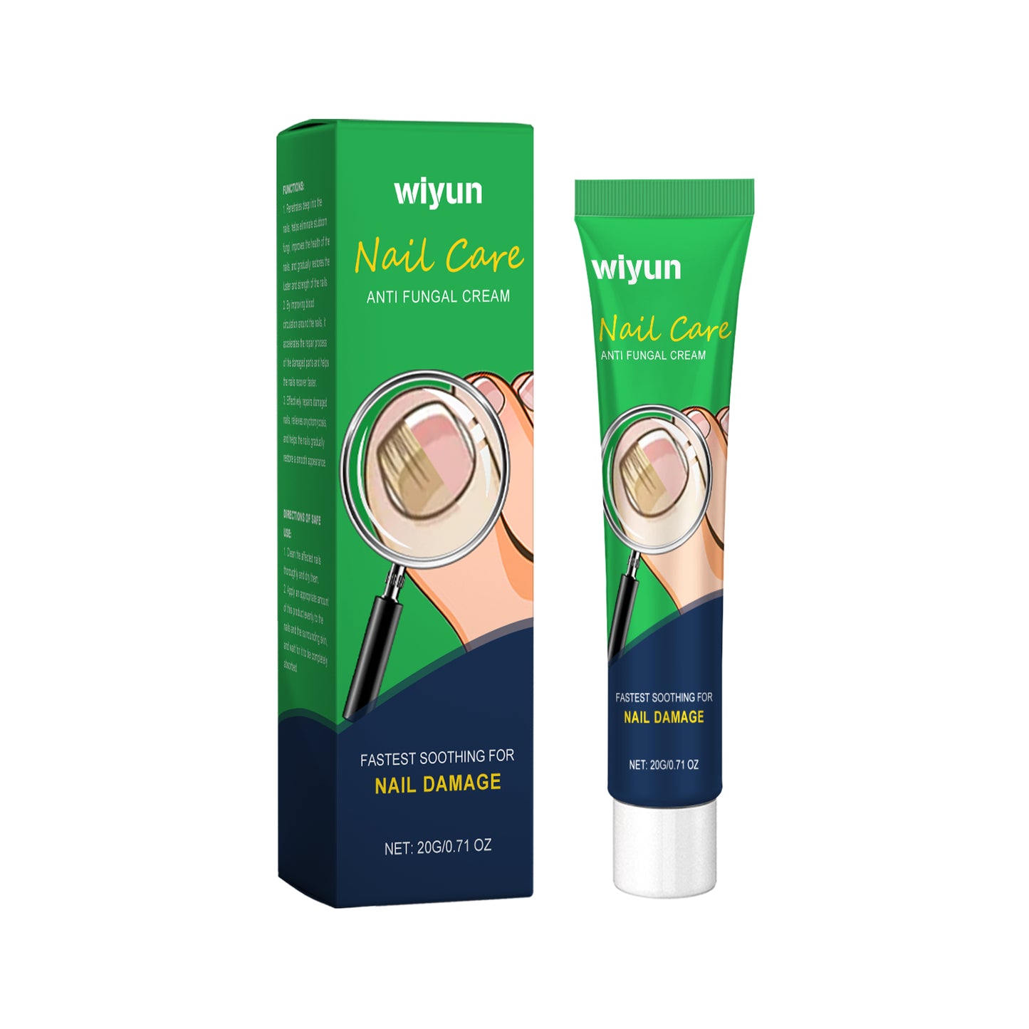 Nail Repair and Nourishing Cream with Vitamin E and Aloe for Damaged Nails