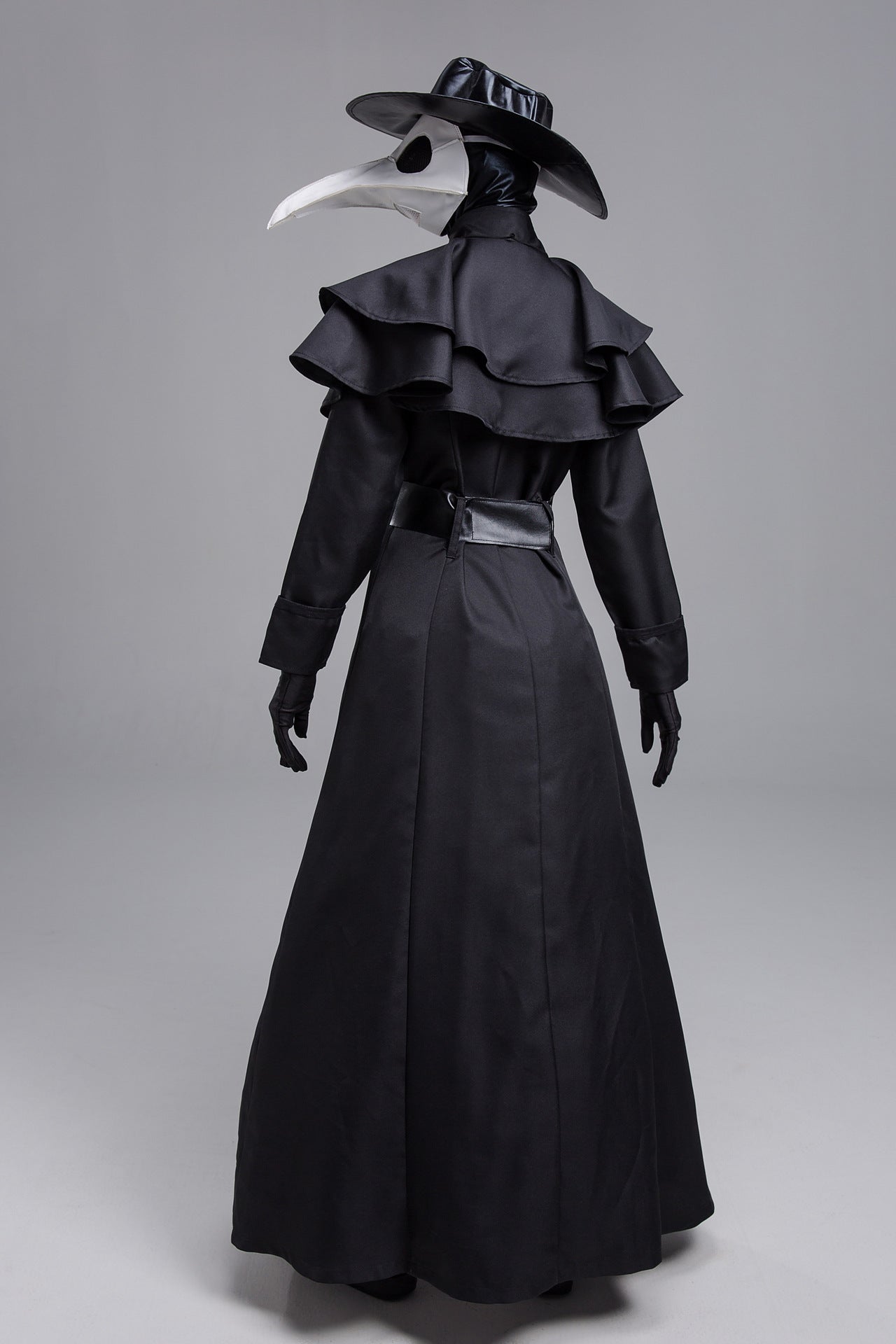 Medieval Plague Doctor Costume with Beak Mask - Multiple Styles