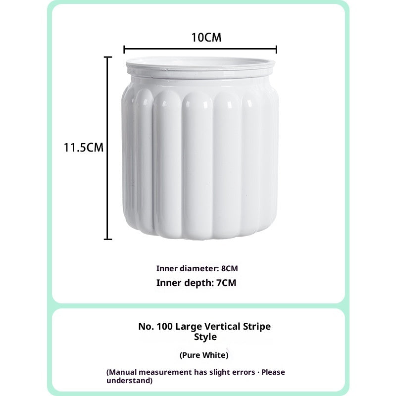 Self-Absorbent Hydroponic Flowerpot for Indoor Gardening - Transparent & Durable Plastic