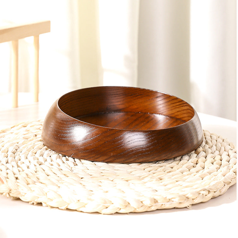 Wooden Cat Food Bowl - Sour Jujube Wood Large Capacity & Stylish Design