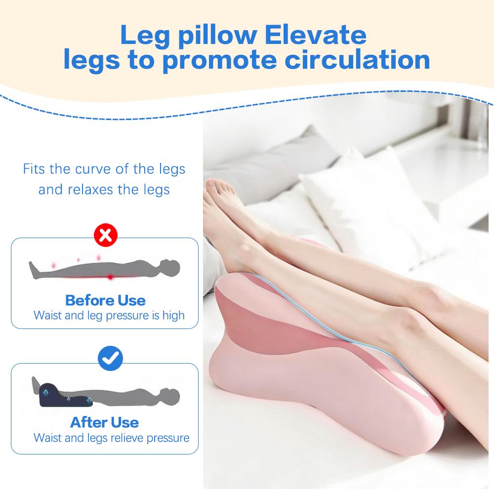 Ergonomic Heart-Shaped Memory Foam Chest Support Pillow