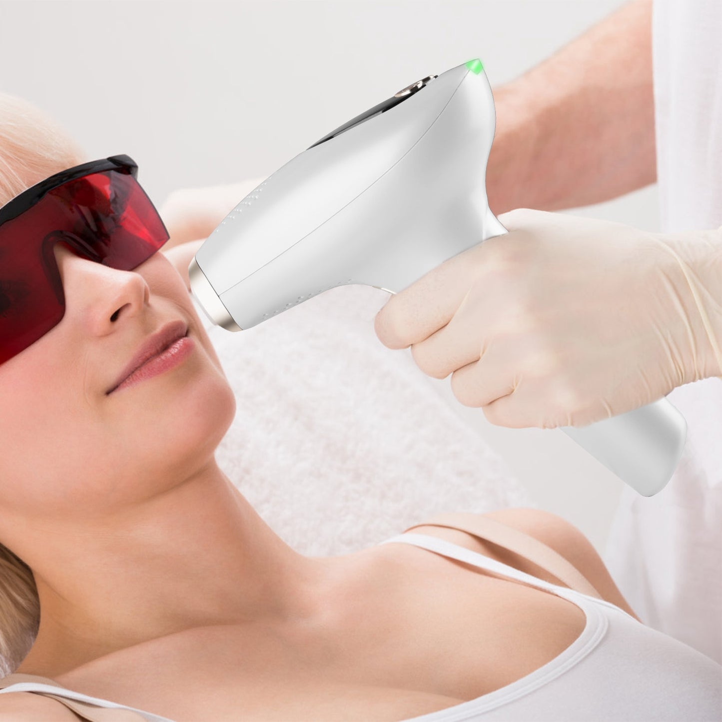 3-in-1 IPL Hair Removal Device with Ice Cooling, 9 Energy Levels & 999k Flashes
