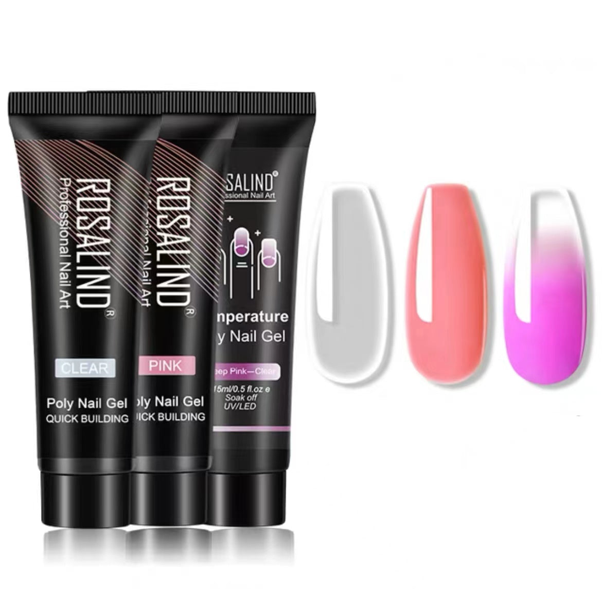 Poly Nail Gel Extension Kit for Manicure