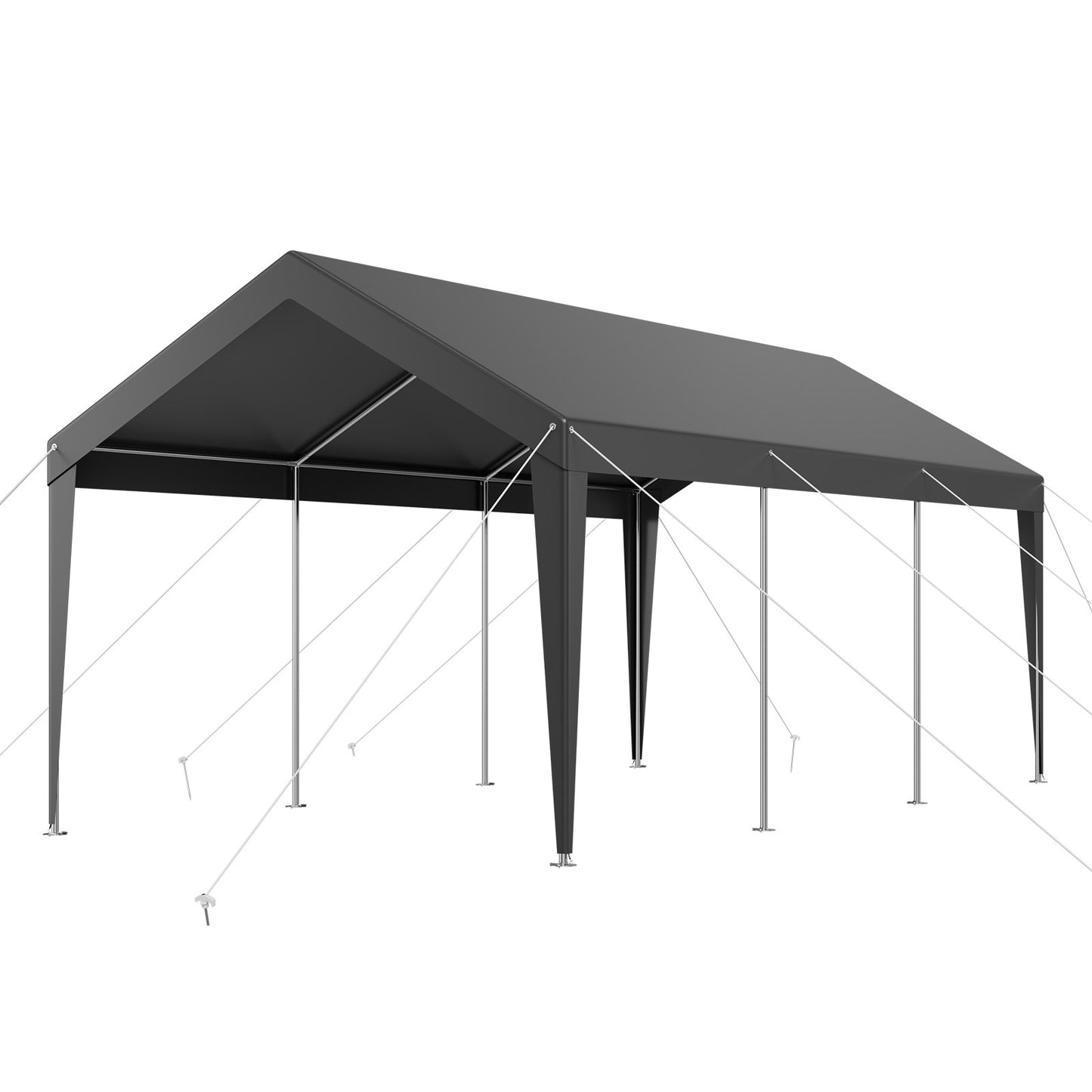 10x20 ft Heavy Duty Portable Carport Shelter Tent - Weatherproof Garage