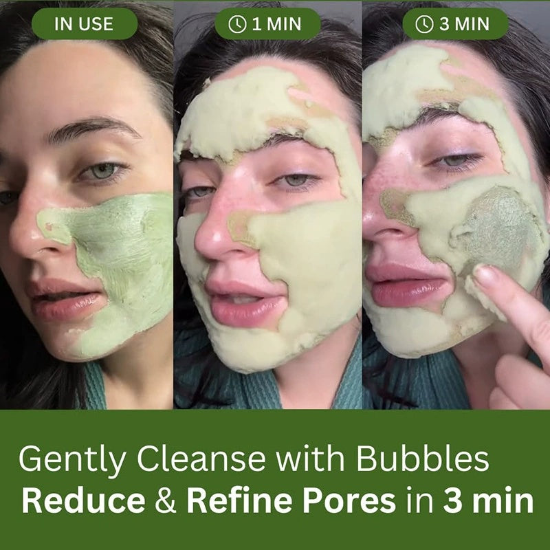 Holy Basil Bubble Mask for Oily Skin - Deep Cleansing & Exfoliating Facial