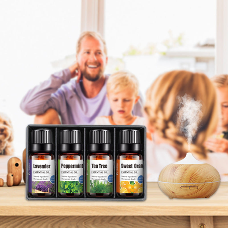Essential Oil Set 4 Pack - Relaxing Aromatherapy Blends for Massage and Skin Care