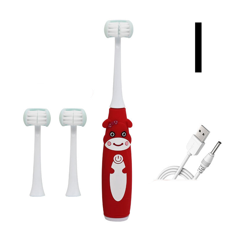 Portable Electric Travel U-Shaped Toothbrush for Adults & Kids