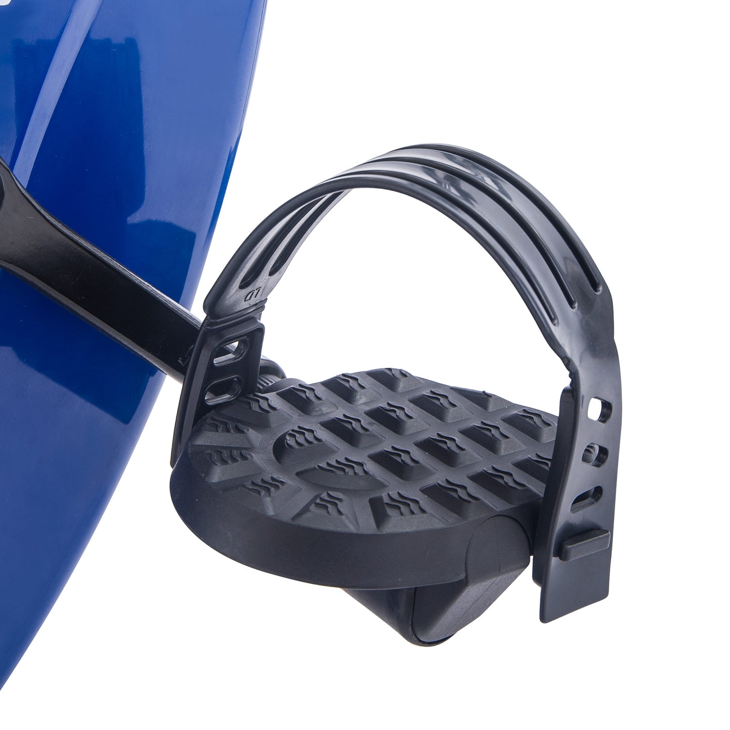 Folding Exercise Bike with 16-Level Resistance & Arm Bands - Blue