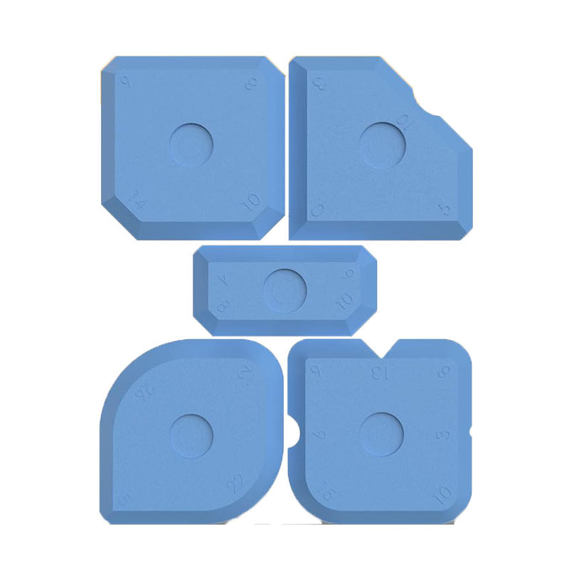 5-Piece Silicone Caulking Tool Set for Kitchen & Bathroom Sealing