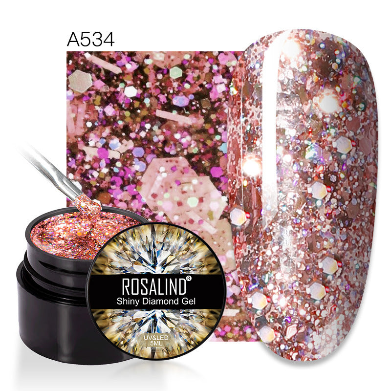 Flashing Diamond UV Nail Polish - 8 Colors