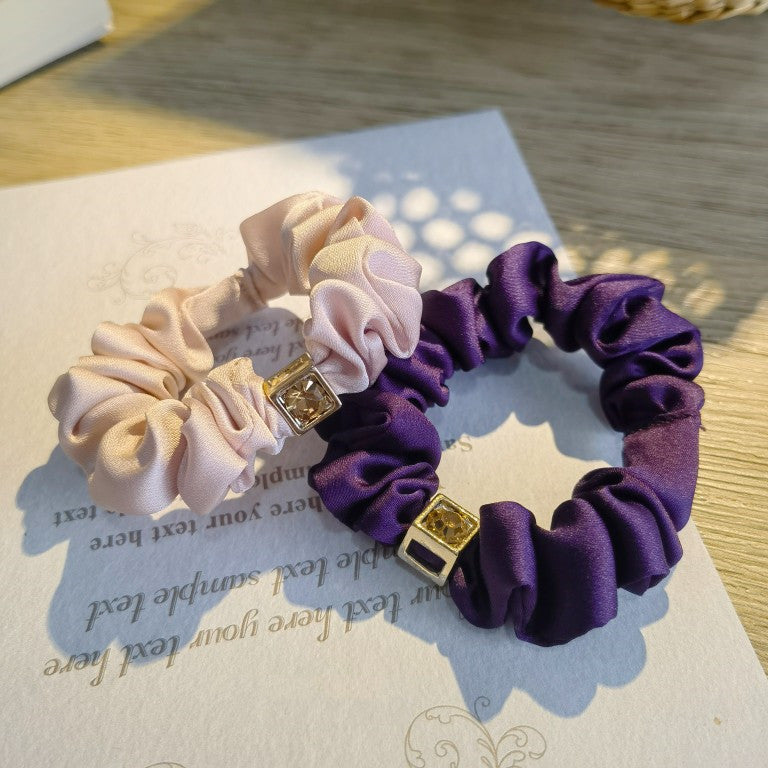Purple Hair Ring - Japanese Korean Style Elastic Band
