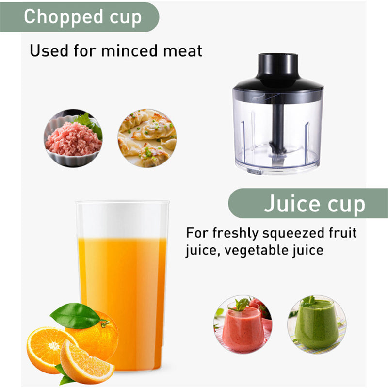 Multifunction Food Mixer Processor - Juicing, Mincing, Blending, 300W