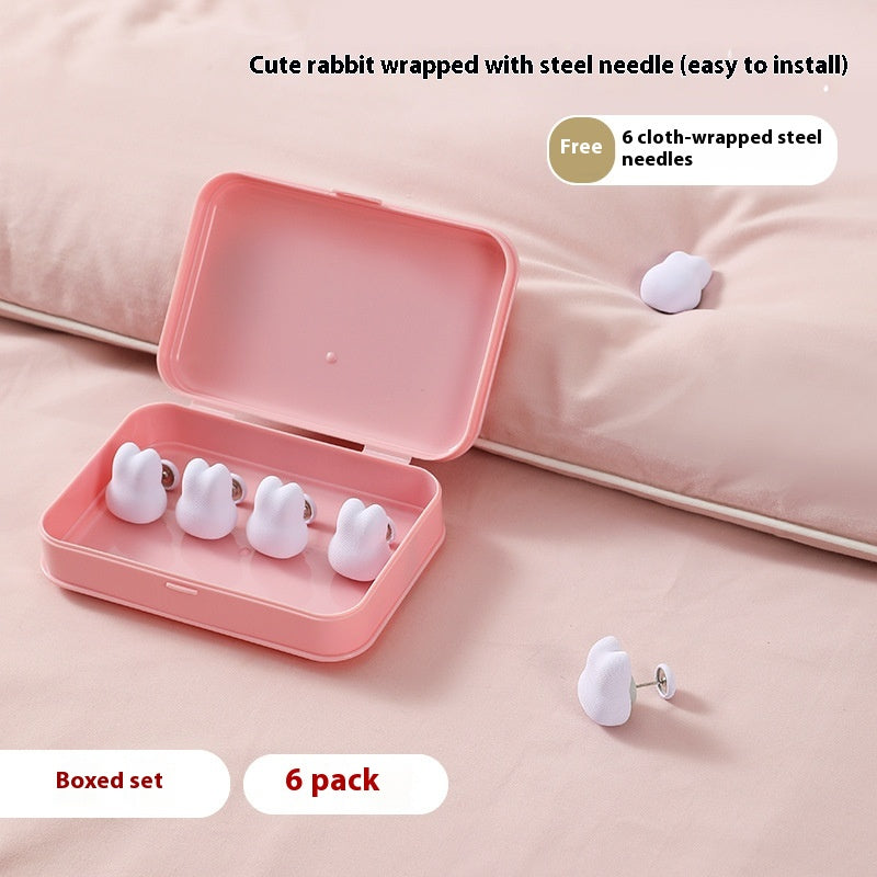 Rabbit Quilt Holder Skin-Friendly Detachable Storage Organizer