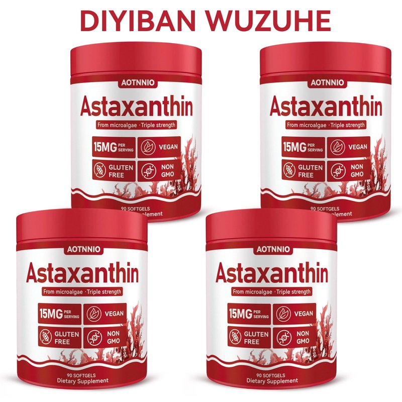 Astaxanthin for Skin Health and Antioxidant Support | Multiple Quantities