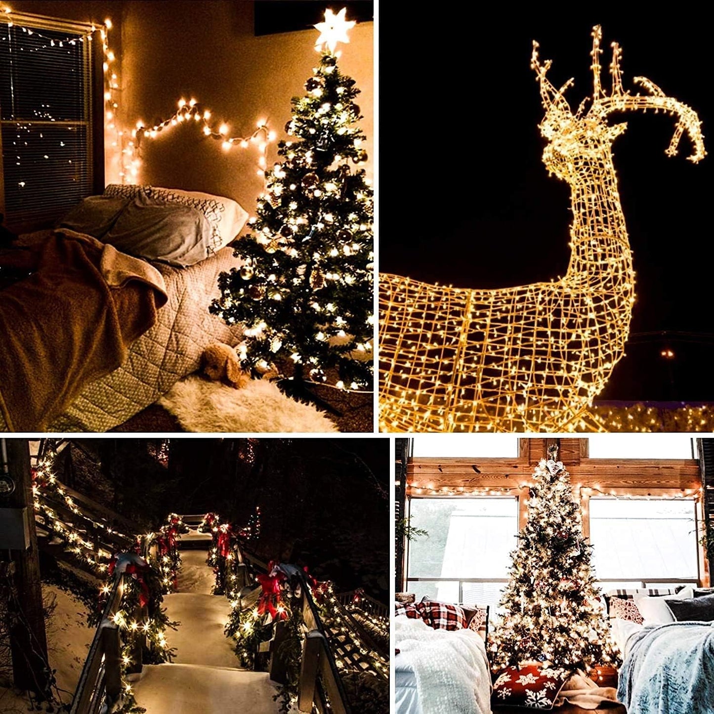10m Waterproof LED String Lights for Indoor & Outdoor Decor - Multiple Modes
