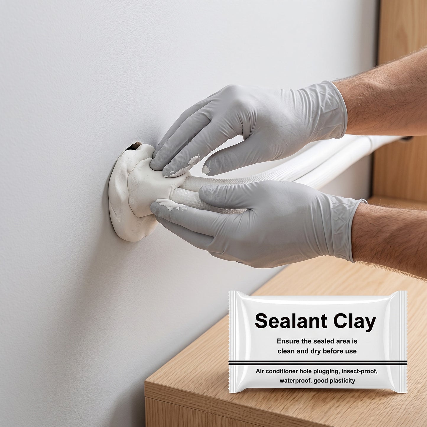 Sealing Compound for Cracks Between Wall Openings and Air Conditioning Ducts - 30g