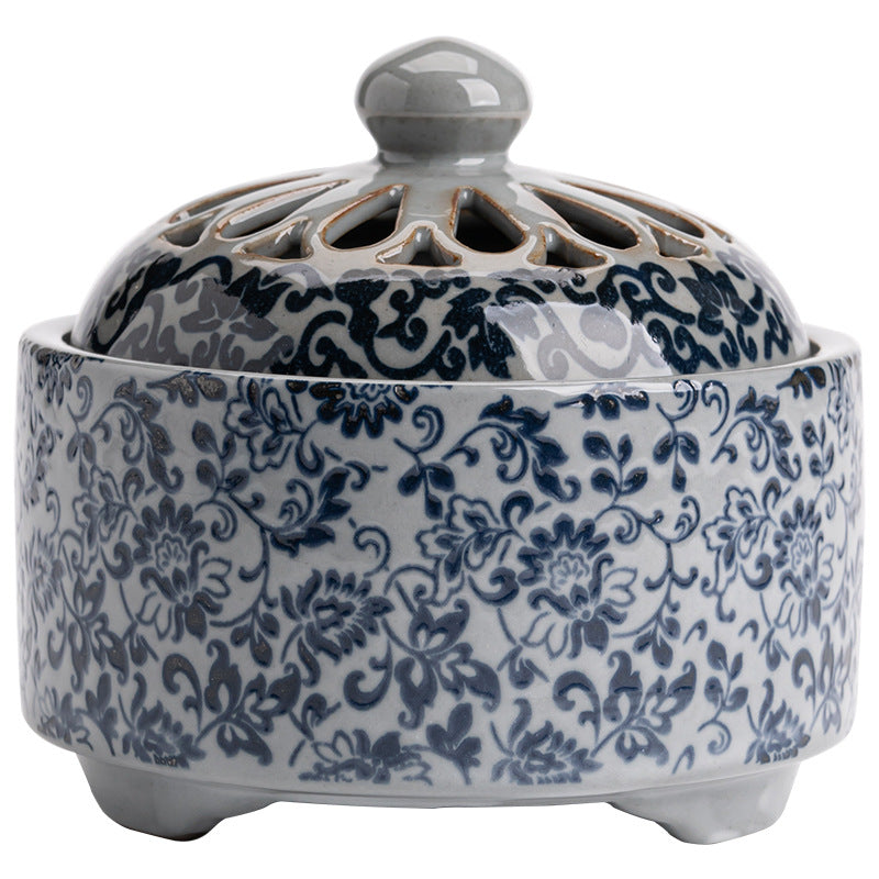Ceramic Incense Burner Plate Aromatherapy Holder for Home Decor