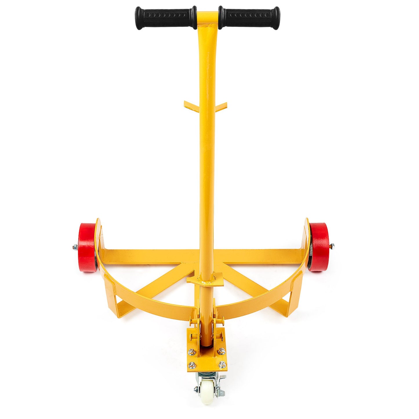 55 Gallon Drum Dolly Cart - Heavy Duty Steel, Yellow, 1200 Lb Capacity