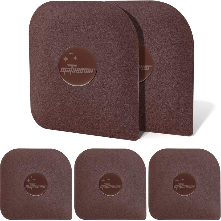 5-Pack Plastic Pan & Dish Scrapers - Non-Scratch Kitchen Tool