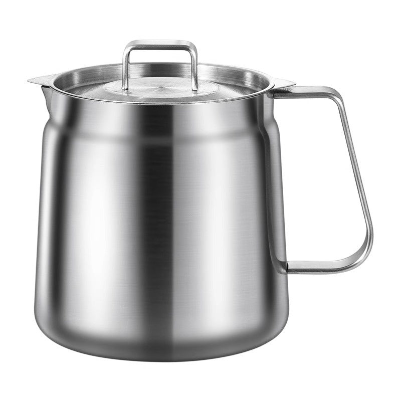 304 Stainless Steel Deep Fryer Strainer Set with Basket & Tongs - Leak-Proof Kitchen Tool