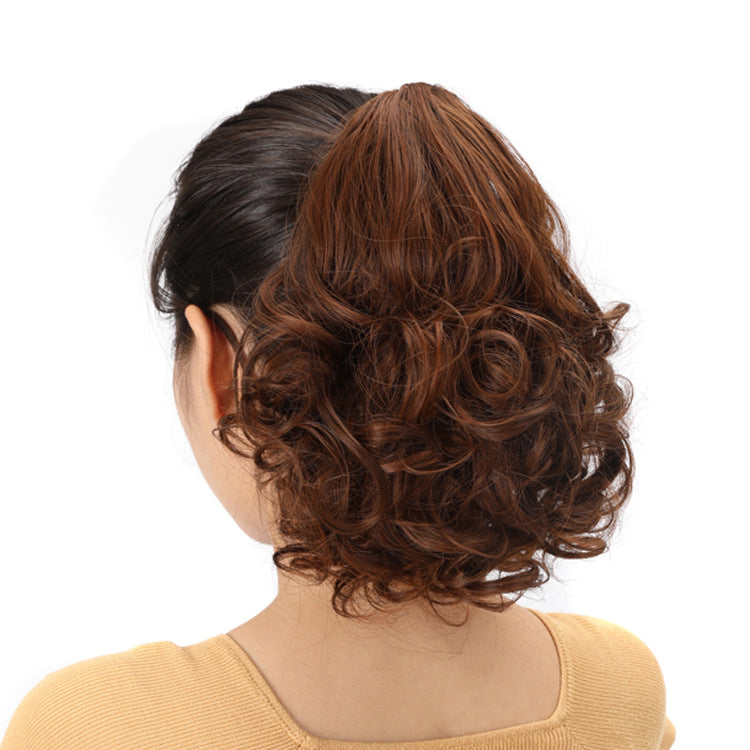 Curly Ponytail Claw Clip - Realistic Synthetic Hair