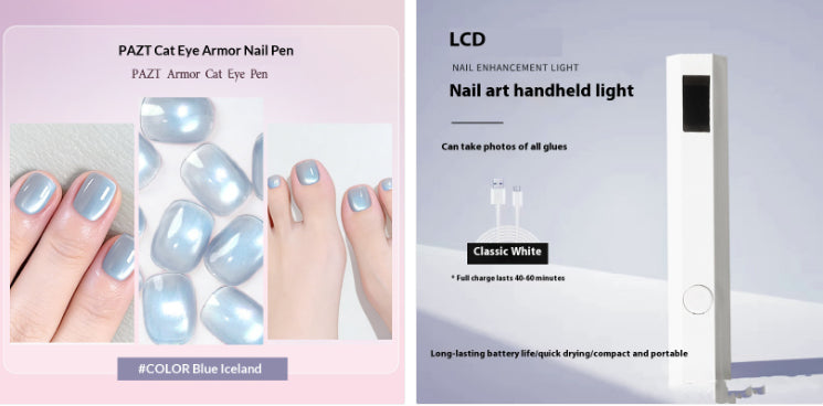 Portable Nail Lamp – LCD Display UV Phototherapy Device