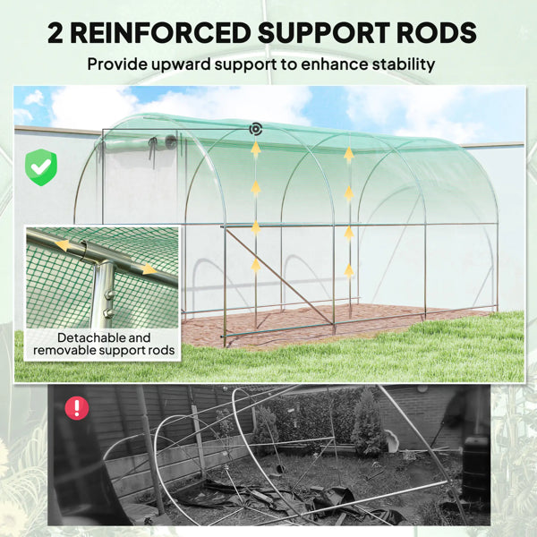 Walk-In Greenhouse Grow House with UV Protection