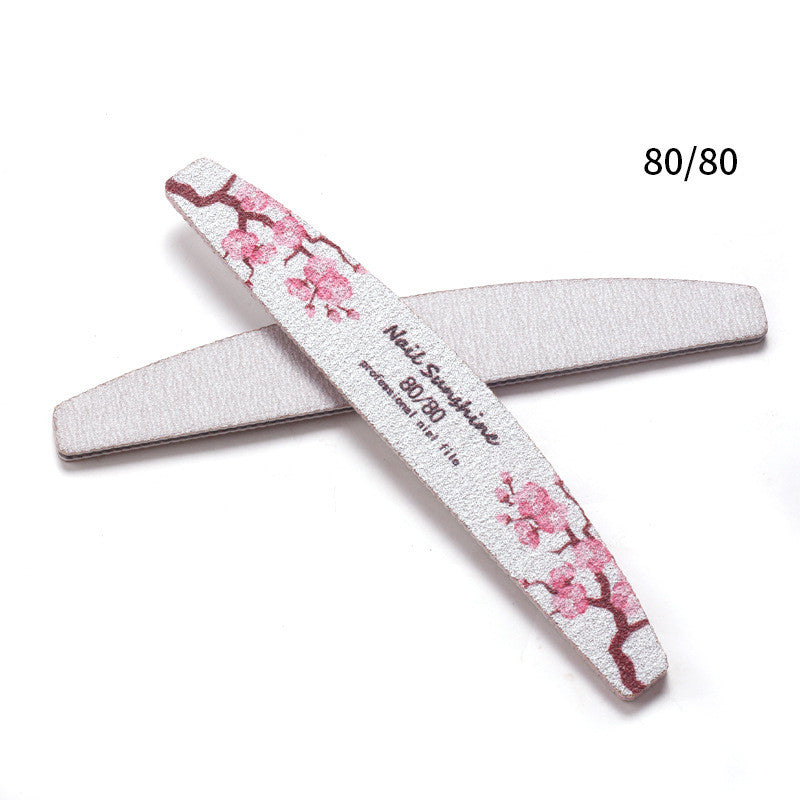 Sand Flower Nail File Set for Manicure and Nail Polishing - Multiple Colors