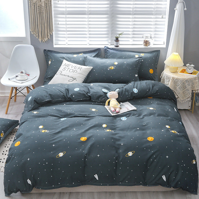 Detachable Washable Air Conditioning Quilt Cover Set for All Seasons 150x200cm 180x220cm