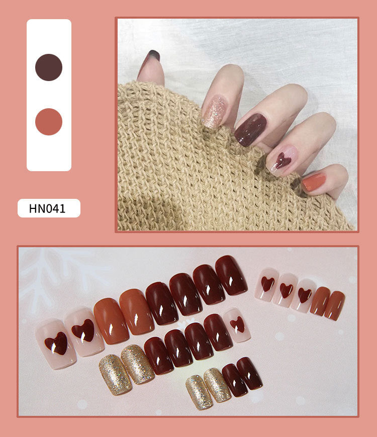 Fake Nail Art Patches - Wearable Nail Decorations for DIY Manicure