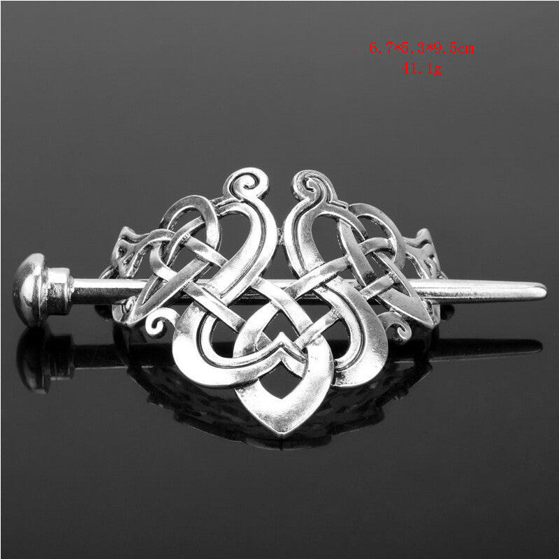 Vintage Celtic Metal Dragon Hairpin for Women - Hair Accessories, Hairpin, Hair Jewelry