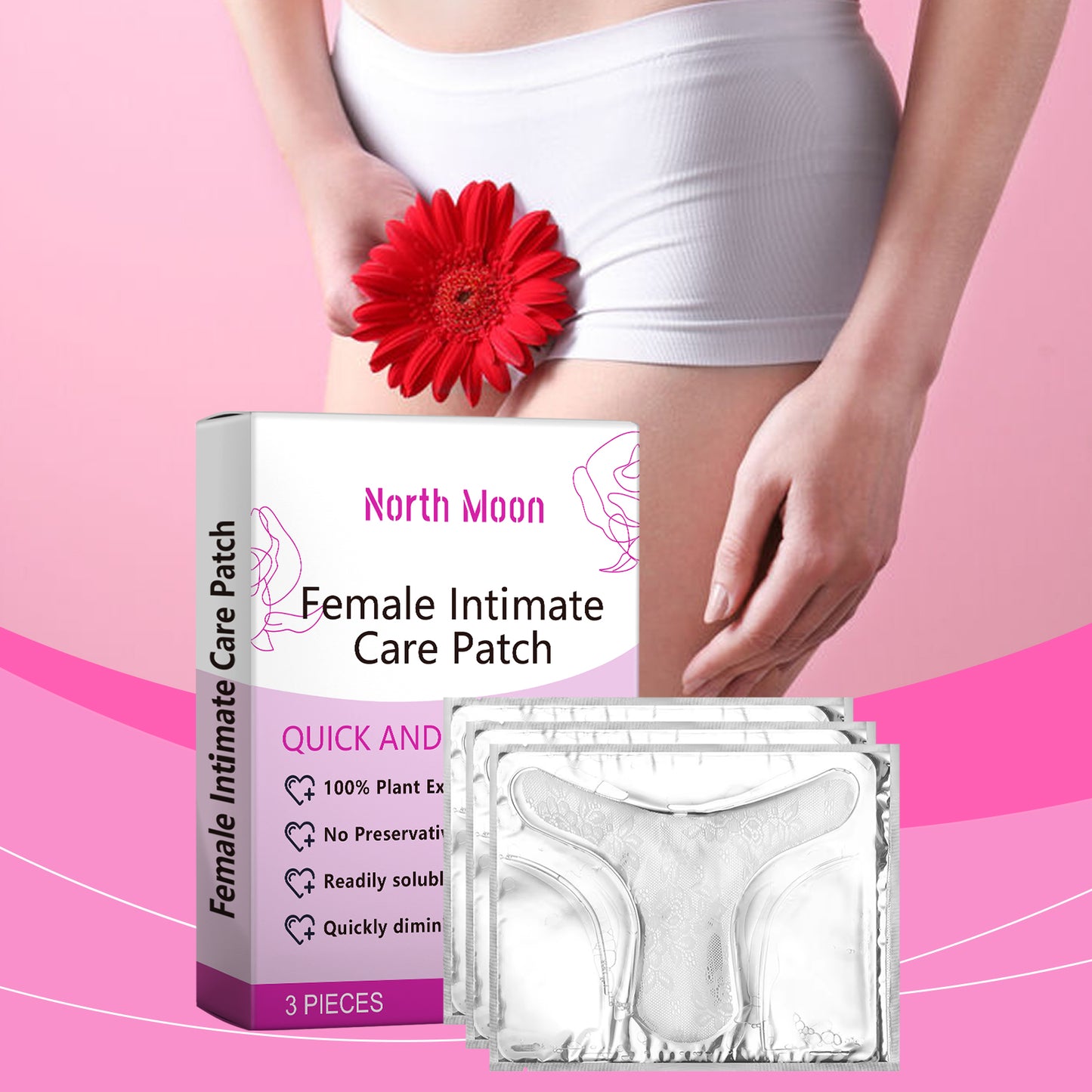Feminine Intimate Care Patch - Nourishing & Hydrating 3-Piece Set