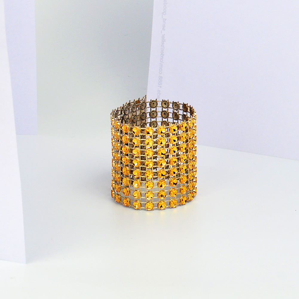 Set of 10 Napkin Rings for Hotel & Home Table Settings - Multiple Colors
