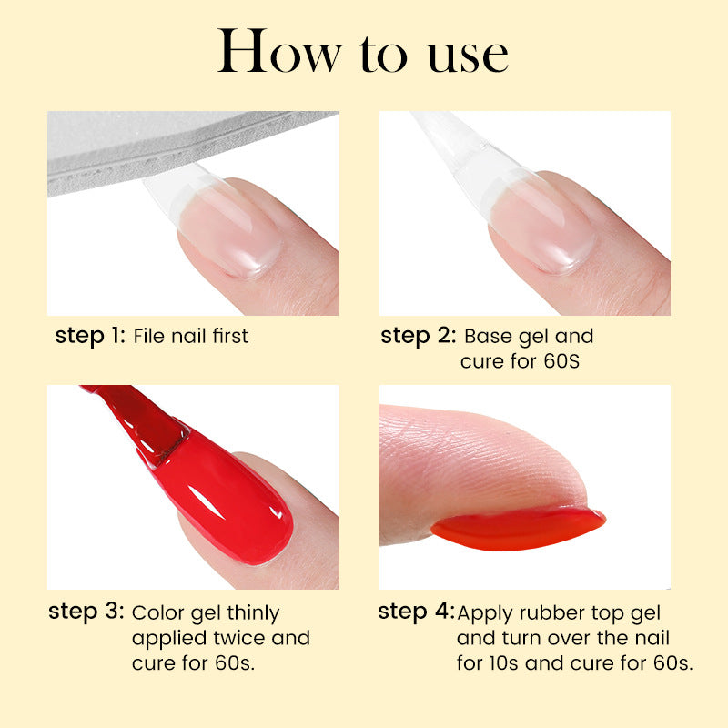 Nail Gel Construction Base & Seal Layer - 10ml