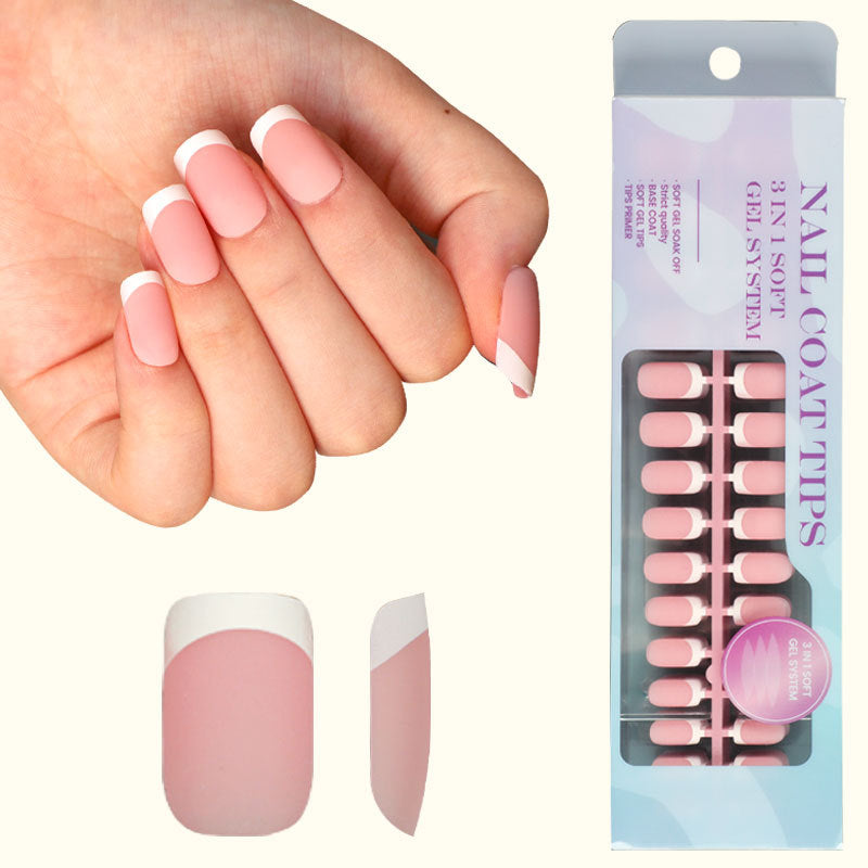 French Manicure Nail Art Kit - 300 Pieces
