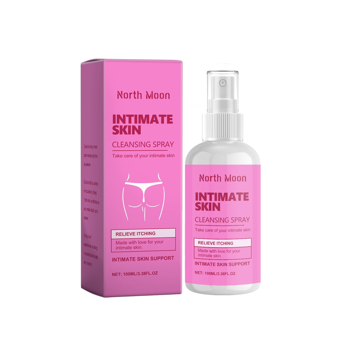 Intimate Skin Cleansing Spray 100ml - Gentle Body Hygiene Solution