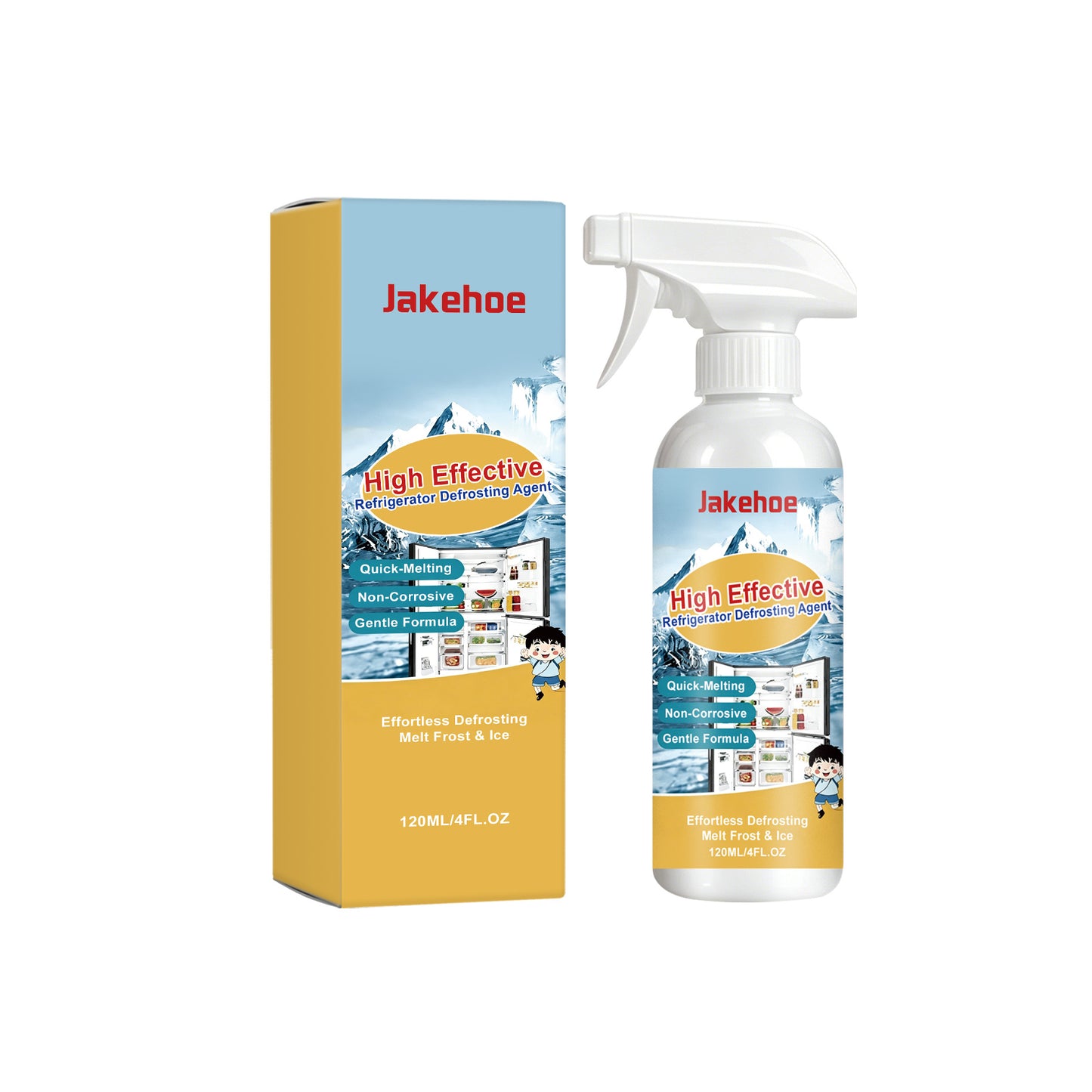 120ml Refrigerator Defrosting Agent - Efficient Ice Melt Solution