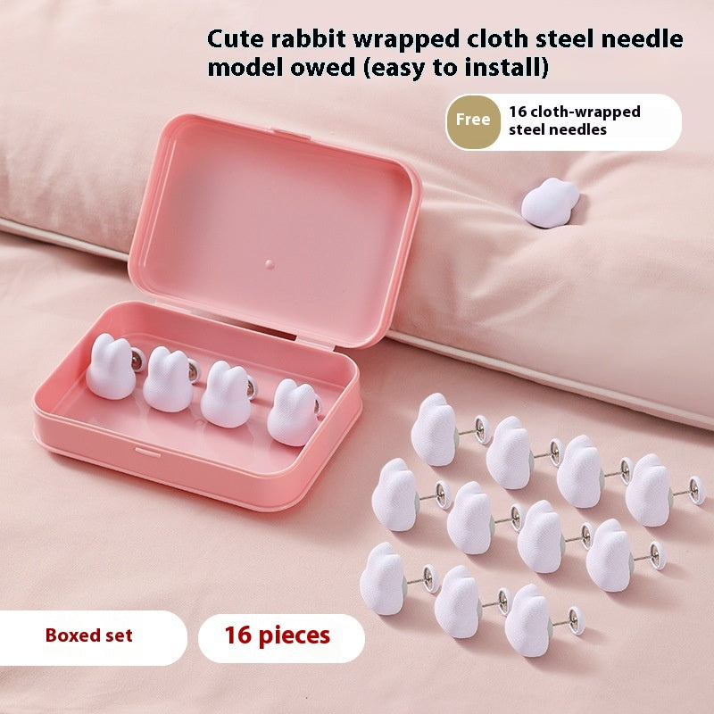Rabbit Quilt Holder Skin-Friendly Detachable Storage Organizer
